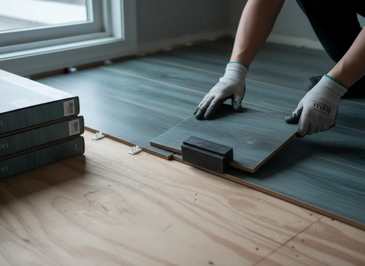 Luxury Vinyl Plank Installation company in Tower City, ND